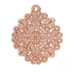 Pendant - rosette, AG 925 silver
